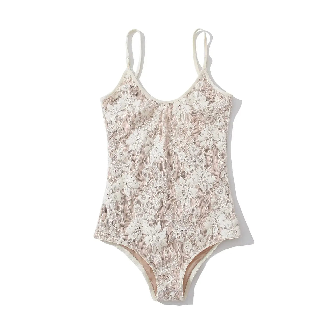 Body sexy transparente de encaje con forro, sin espalda, con tirantes finos, mono corto ajustado para mujer, monos ajustados, enterizos.