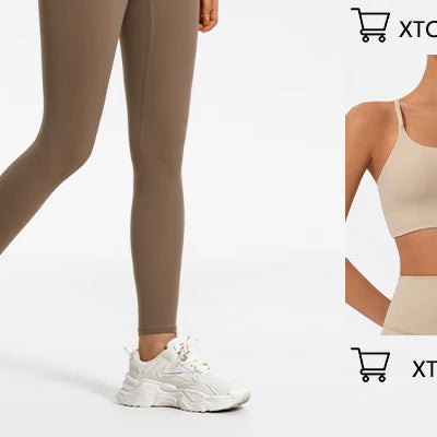 Leggings taille haute Hearuisavy en tissu ultra doux, séchage rapide, parfaits pour la gym, le yoga et la course à pied. Effet push-up.
