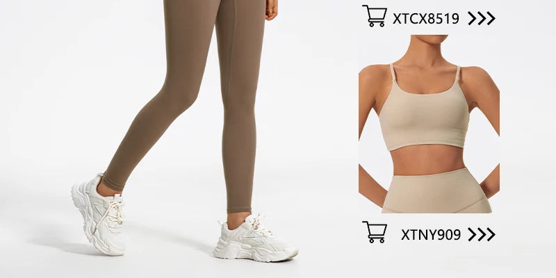 Leggings taille haute Hearuisavy en tissu ultra doux, séchage rapide, parfaits pour la gym, le yoga et la course à pied. Effet push-up.