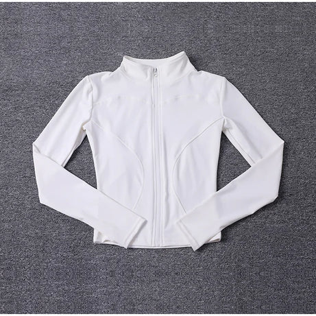 Women Sport Jacket Long Sleeve Shirt Workout Coat Gym Training Clothing Yoga Sportswear