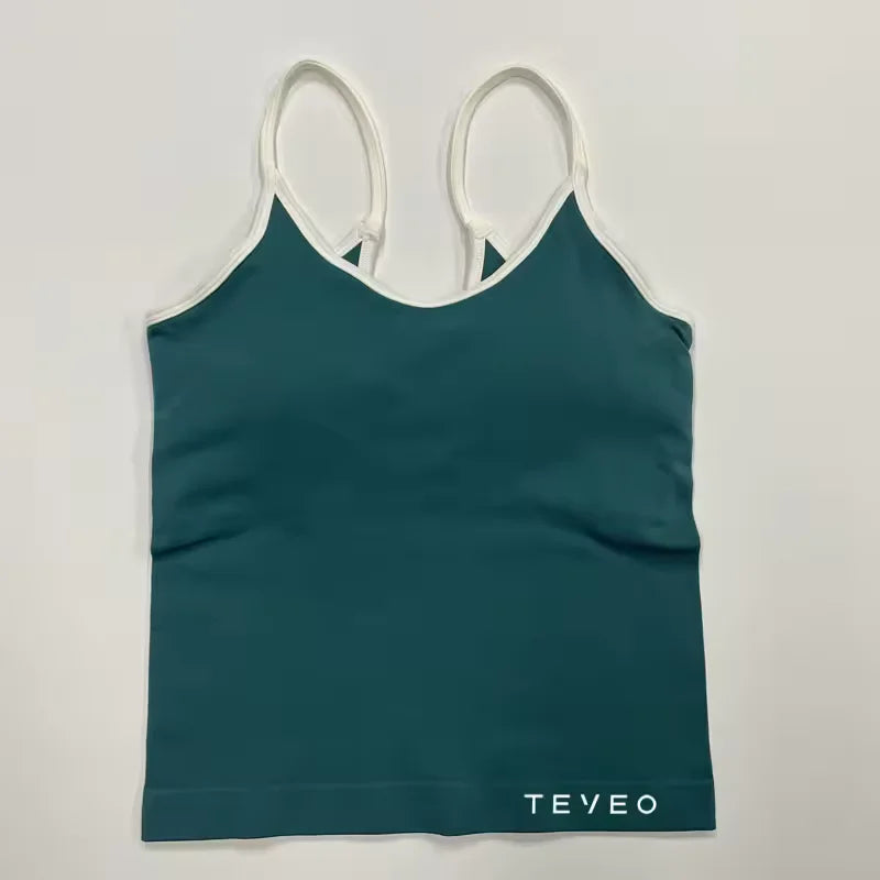 TEVEO Ignite Sculpt Leggings froncés sans coutures pour femme, pantalon de yoga, gainage des hanches, course à pied, sport, salle de gym, gamme Ignite Sculpt