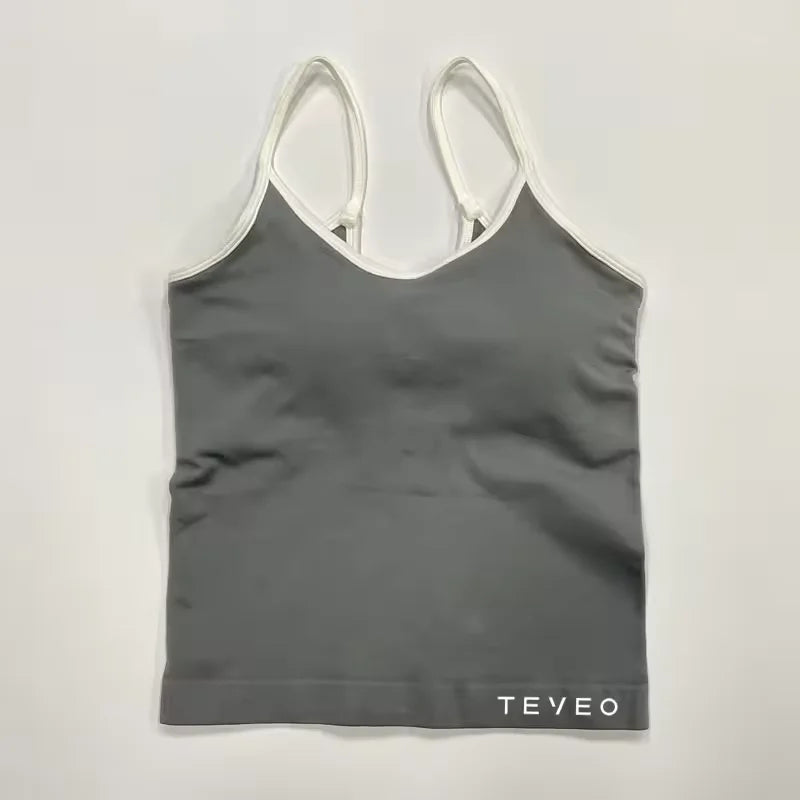 TEVEO Ignite Sculpt Leggings froncés sans coutures pour femme, pantalon de yoga, gainage des hanches, course à pied, sport, salle de gym, gamme Ignite Sculpt