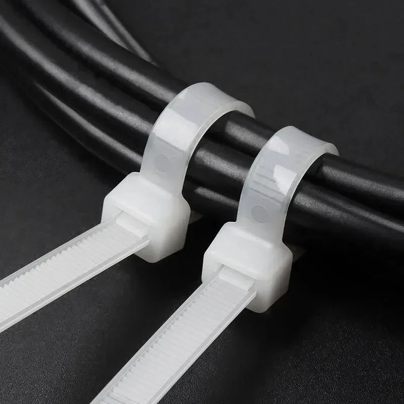 Nylon Cable Ties Self-Locking Zip Ties 100-1000pcs
