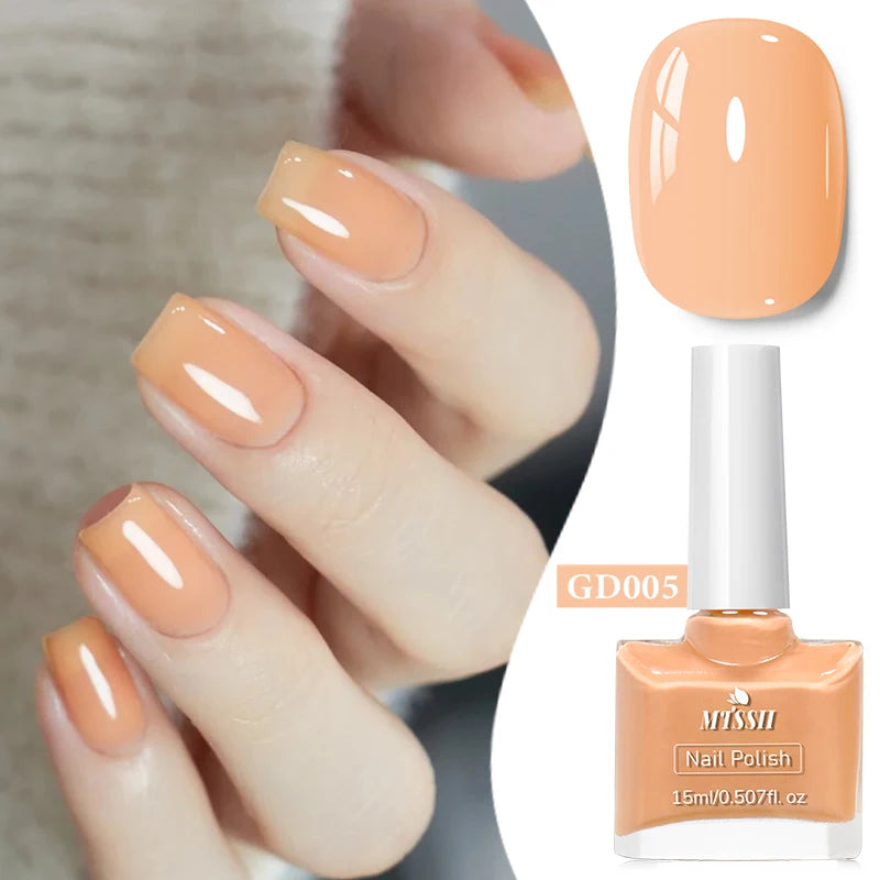 15ml Water-Based Nail Polish 40 Colors Long Lasting Quick Drying No Need of Lamp to Cure Nail Supplies Vernis for Nails Manicure