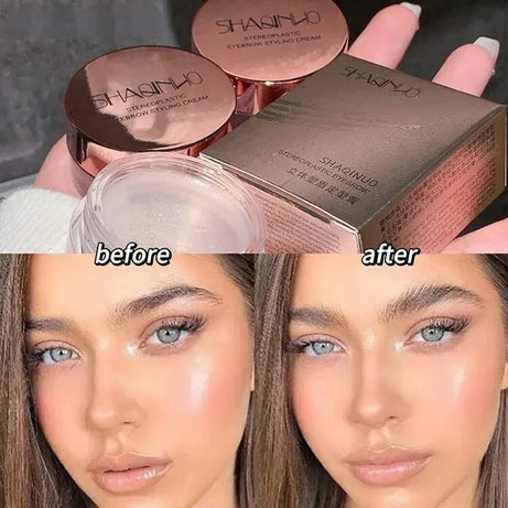 Savon à sourcils tridimensionnel, gel pour sourcils, texture gel pour un style naturel