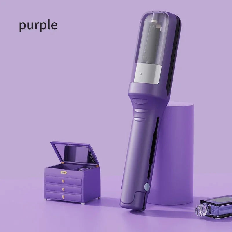 Coupe-pointes automatique professionnelle sans fil pour femmes, idéale pour les cheveux secs, abîmés et cassants.