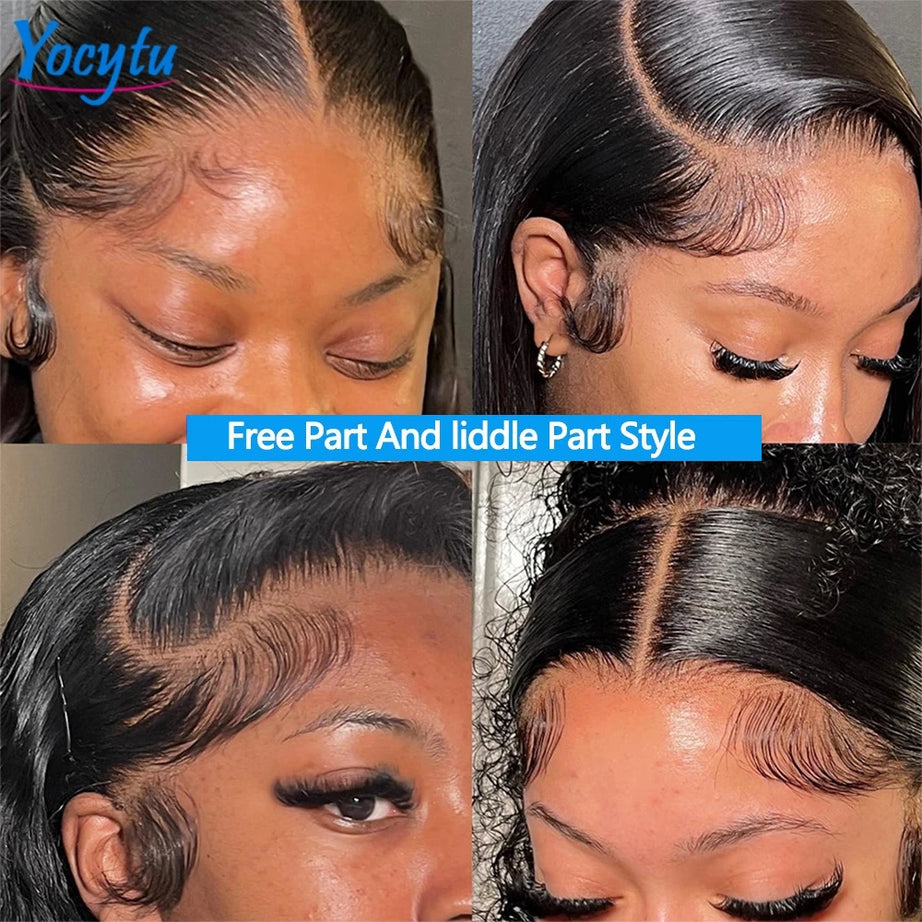 Perruque Lace Front 28/30 pouces en cheveux humains YOCYTU HD, perruque Lace Front 13x6 en cheveux humains péruviens, livraison en 3 jours en France
