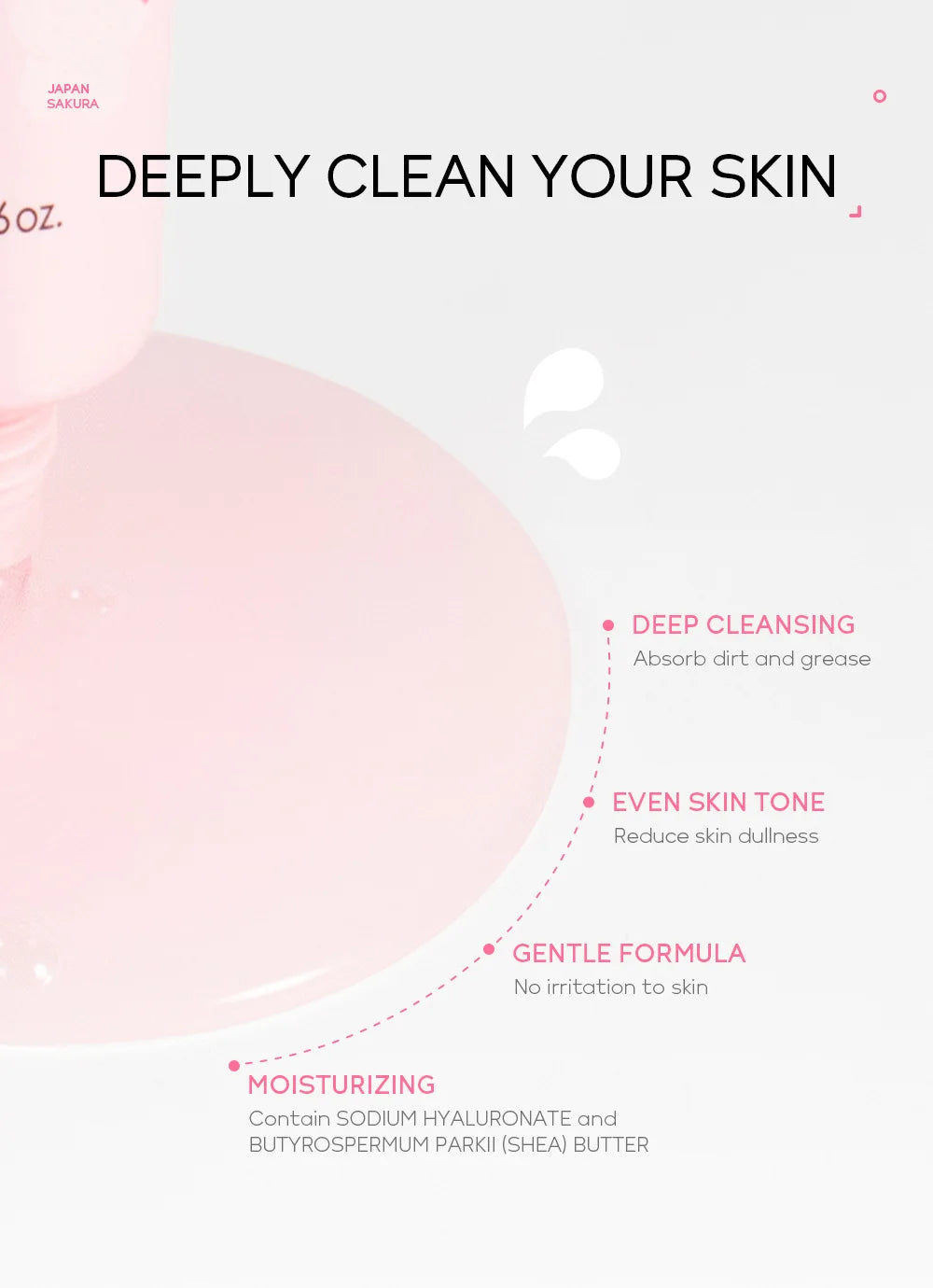 Masque visage exfoliant à l'or 24 carats LAIKOU Sakura : anti-rides, blanchissant, éliminateur de points noirs, masque à déchirer, produits de soin de la peau