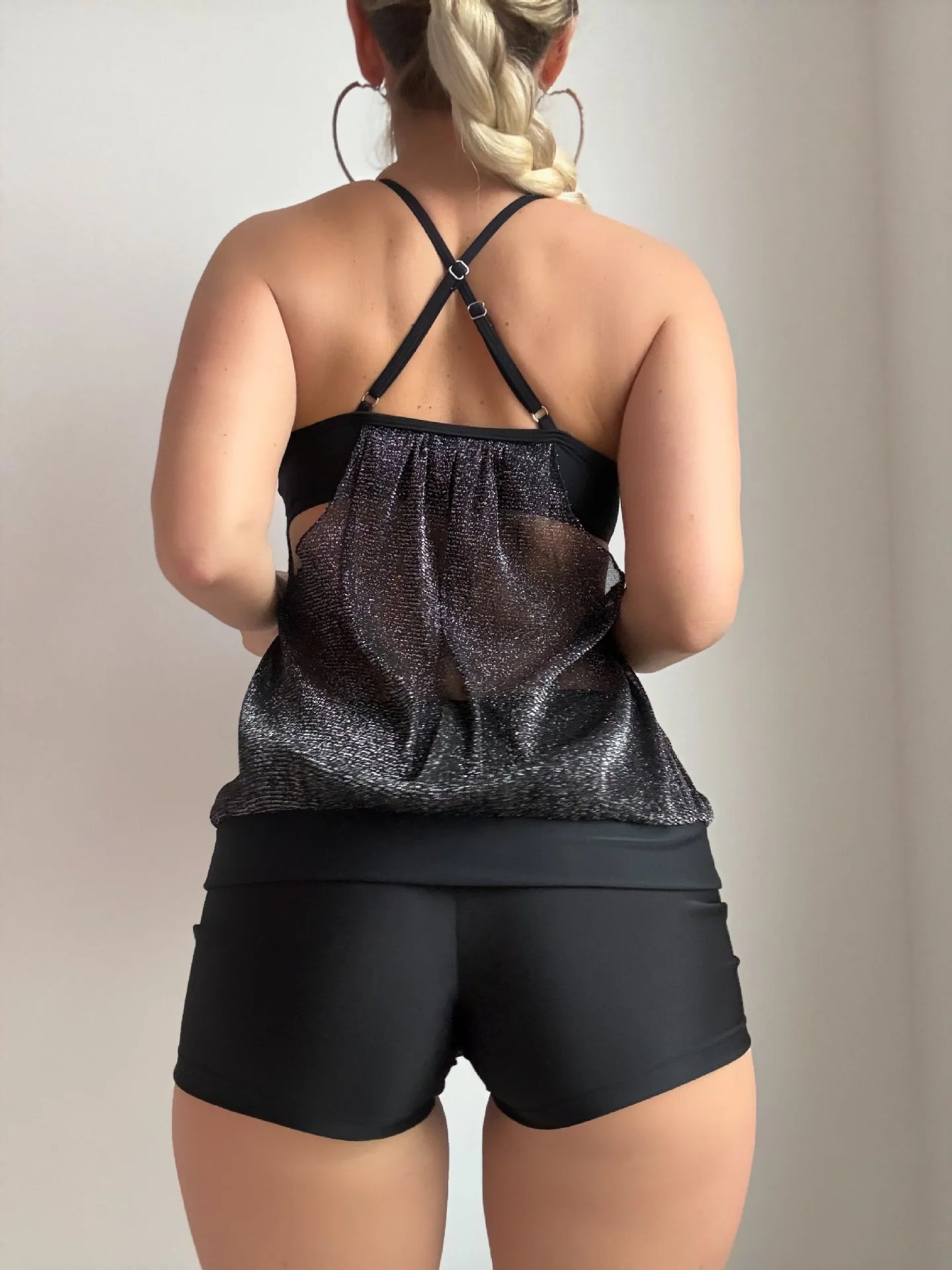 VigoBreviya 2025 Maillot de bain une pièce sexy en maille patchwork pour femme, tankini taille haute à bretelles, maillot de bain brésilien dos nu, maillot de bain de plage