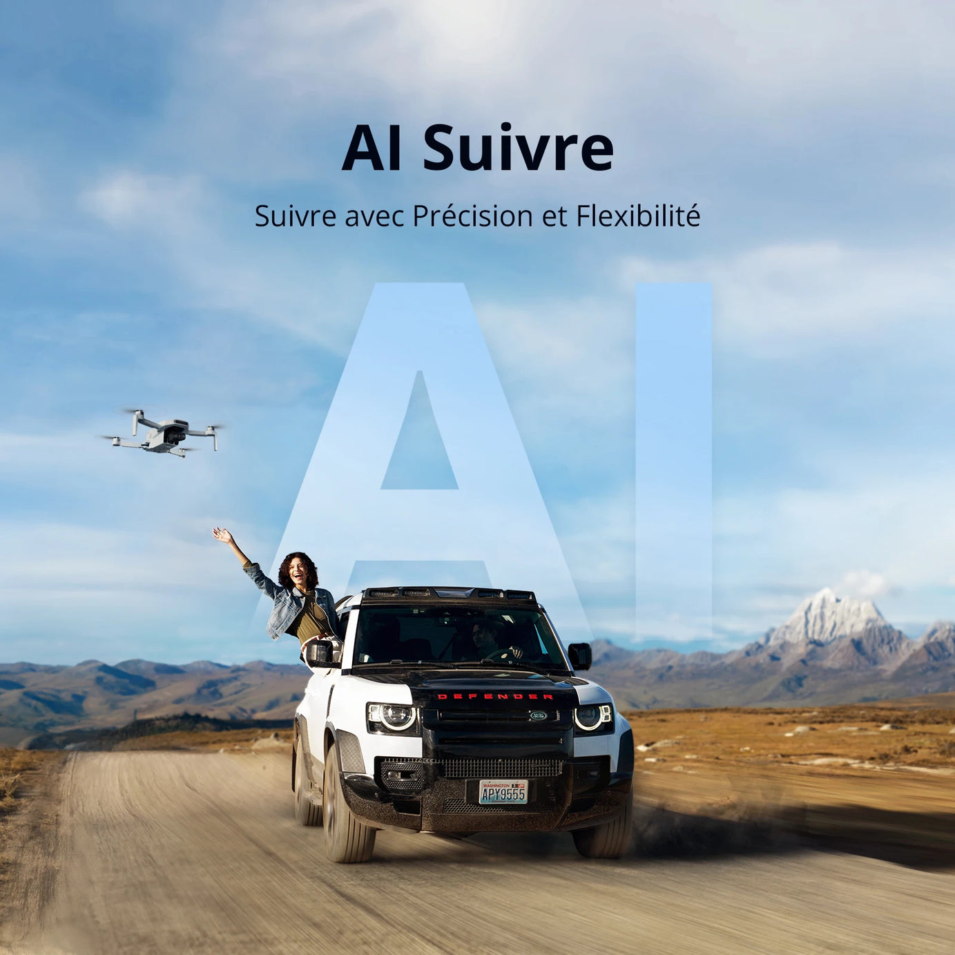 Drone Potensic ATOM 2 avec caméra, vidéo 4K HDR, photo 8K, nacelle 3 axes, moins de 249 g, prise de vue verticale, portée de 10 km, mode nuit IA, suivi IA