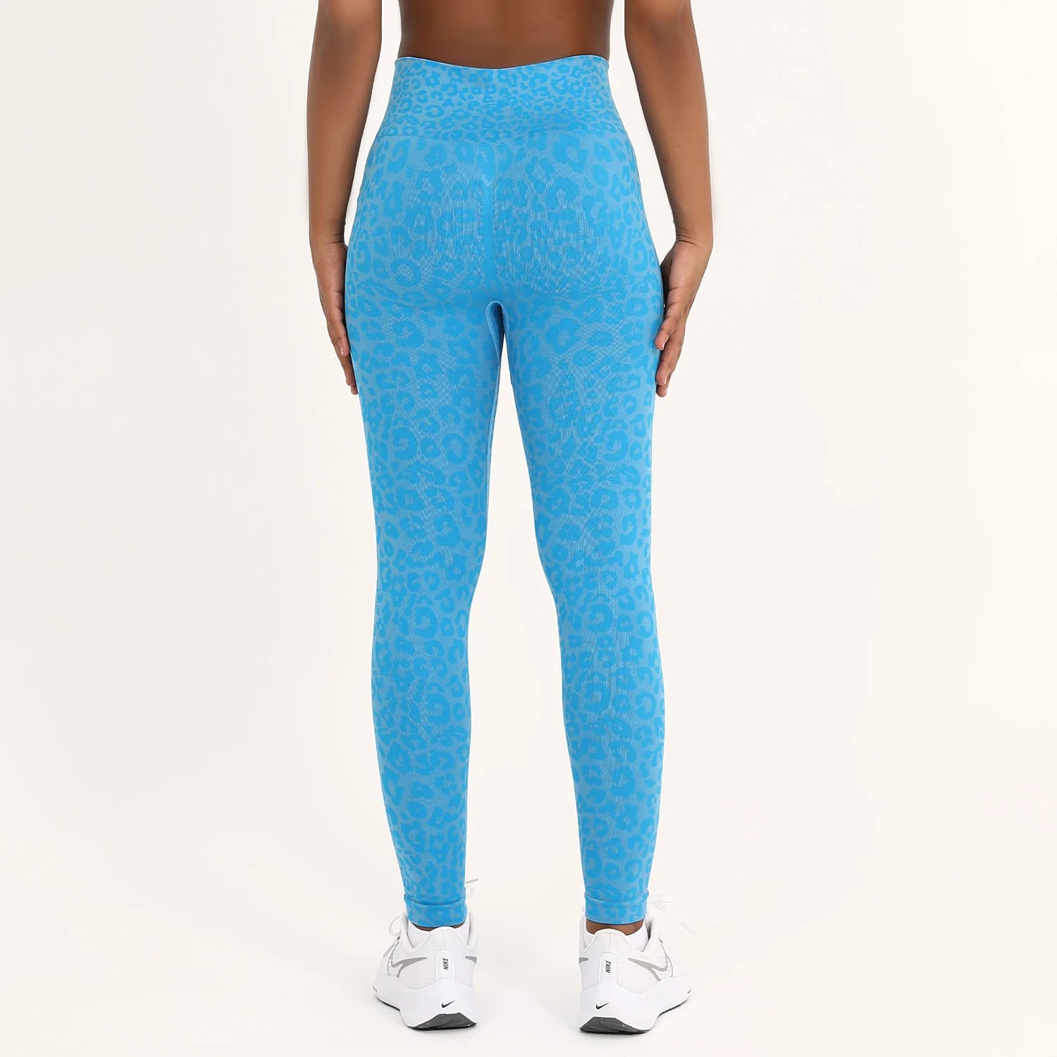 27/5000 Nouveaux pantalons de sport sans coutures, couleur pêche, taille haute, pour le yoga et les activités de plein air