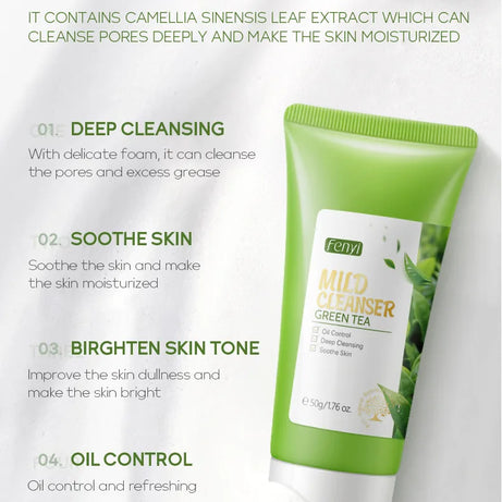 Nettoyant visage à la vitamine C, nettoyant en profondeur, hydratant, éliminateur de points noirs, soin du visage, mousse nettoyante, soin de la peau