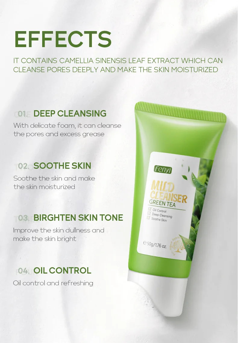 Nettoyant visage à la vitamine C, nettoyant en profondeur, hydratant, éliminateur de points noirs, soin du visage, mousse nettoyante, soin de la peau