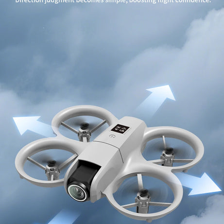 Nouveau mini drone H135 WIFI FPV Hover, caméra 4K professionnelle, lumières colorées, drone RC pliable, quadricoptère, jouet RC, cadeau