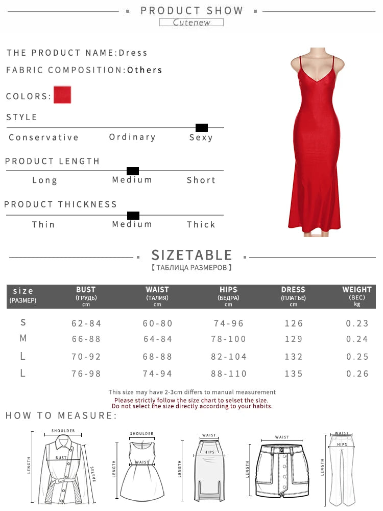 Robe longue Nibber rouge brillante à fines bretelles, dos nu, décolleté froncé, style hipster streetwear, femme.