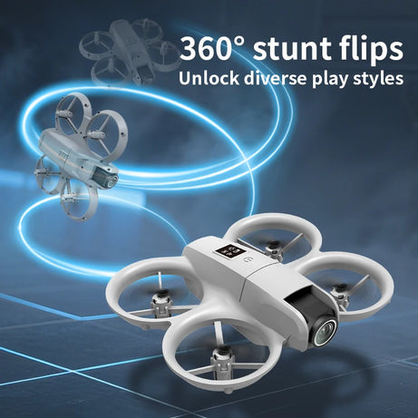 Nouveau mini drone H135 WIFI FPV Hover, caméra 4K professionnelle, lumières colorées, drone RC pliable, quadricoptère, jouet RC, cadeau