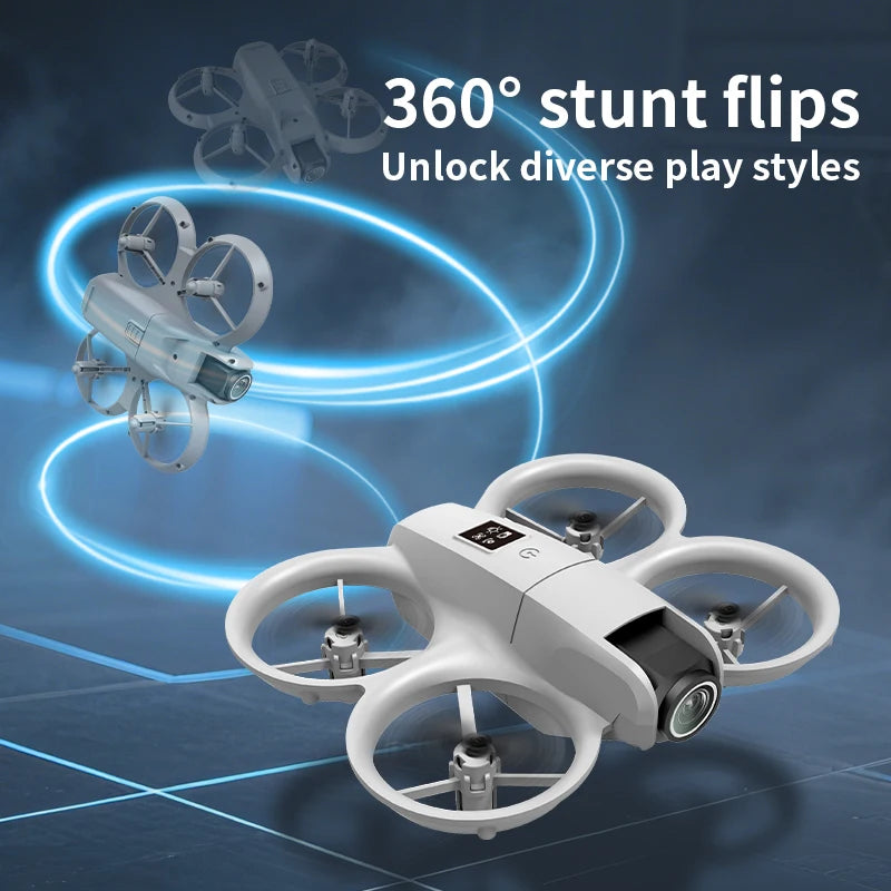 Nouveau mini drone H135 WIFI FPV Hover, caméra 4K professionnelle, lumières colorées, drone RC pliable, quadricoptère, jouet RC, cadeau