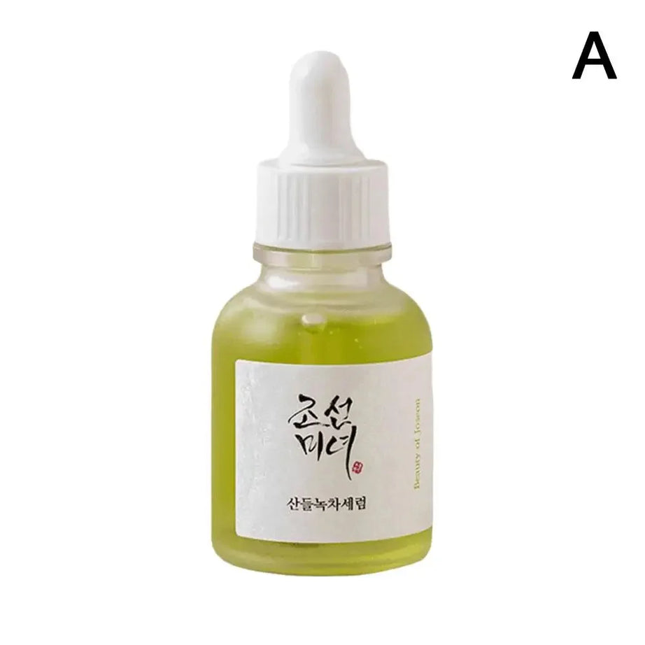 Coffret de soins coréens au riz Joseon et probiotiques : huile essentielle, protection solaire, lotion tonique rafraîchissante, crème hydratante pour le visage et les yeux.