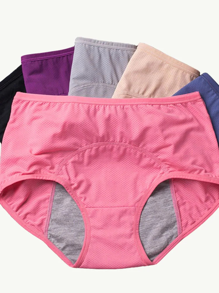 Culottes menstruelles anti-fuites, culottes physiologiques, sous-vêtements féminins, confortables et imperméables pour les règles