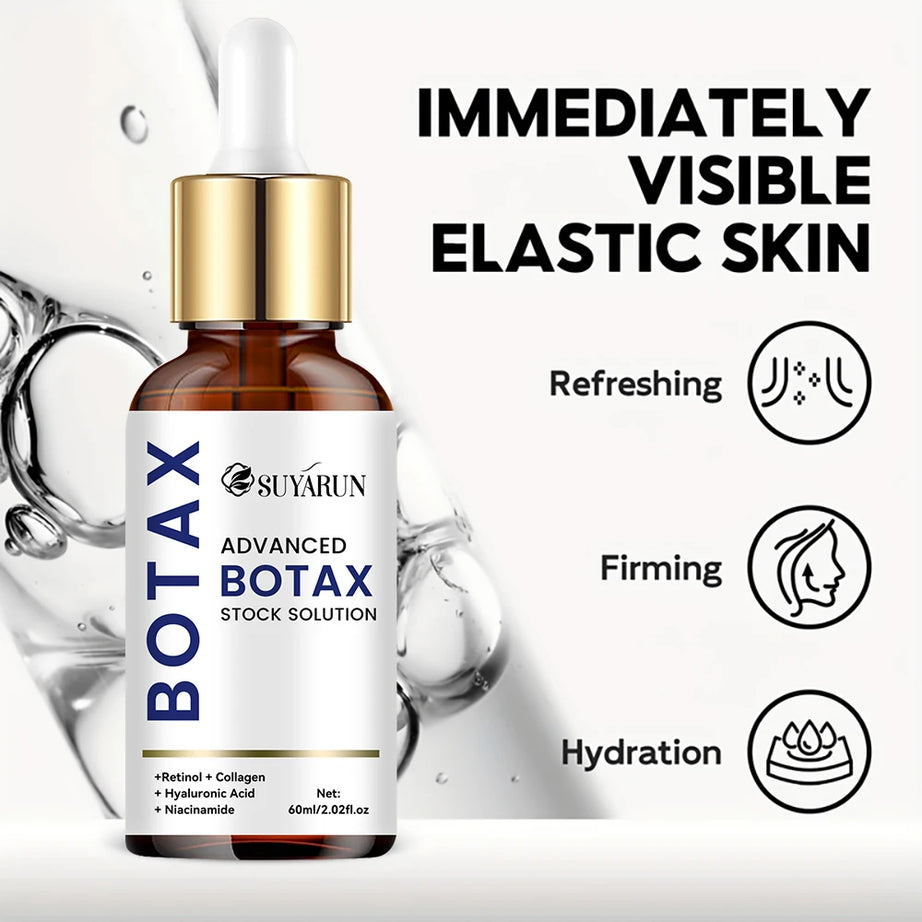 SUYARUN Professional Botax Serum Anti-Aging - Fast Absorbing Face Treatment, Lift & Firm Skin, Reduce Wrinkles - Vegan.