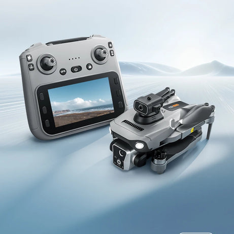 Nouveau drone K19 MAX GPS professionnel avec caméra 8K, vol FPV aérien, évitement d'obstacles, télécommande grand écran et drone pliable