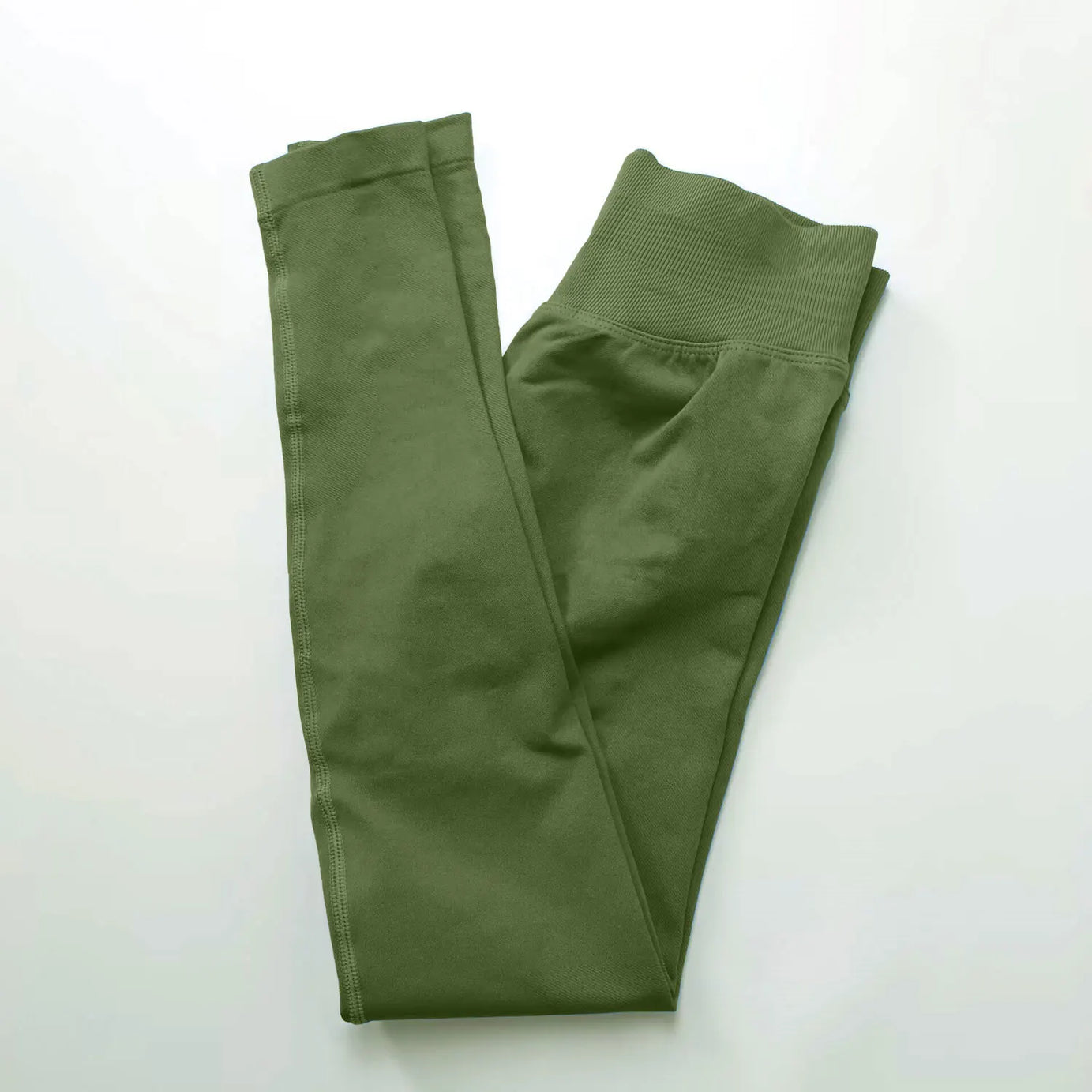 Leggings NCLAGEN Impact pour femmes, sans coutures, pantalon de sport et de yoga, bande côtelée basse, vêtements de gym et de fitness, collants froncés pour les fesses
