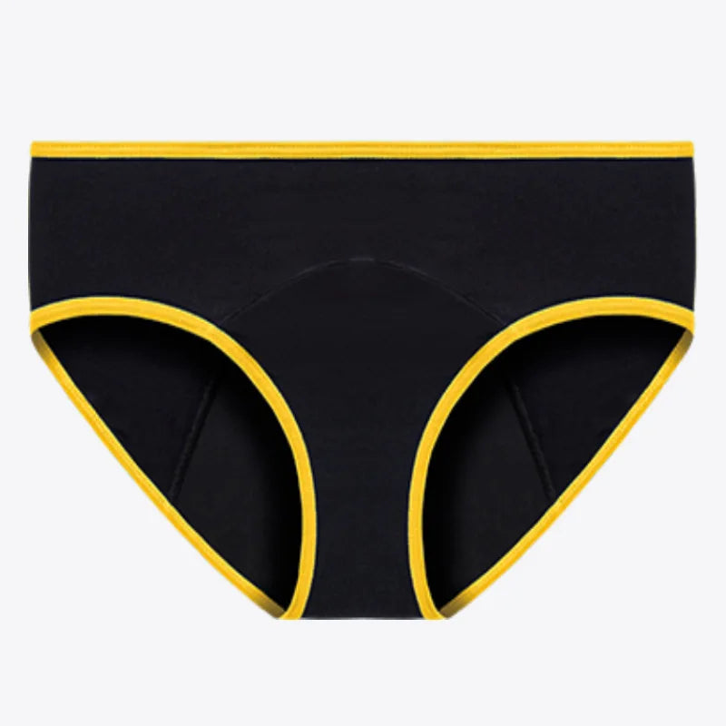 Lot de 3 culottes menstruelles pour femmes, anti-fuites, en coton, absorbantes, physiologiques, pour les règles.