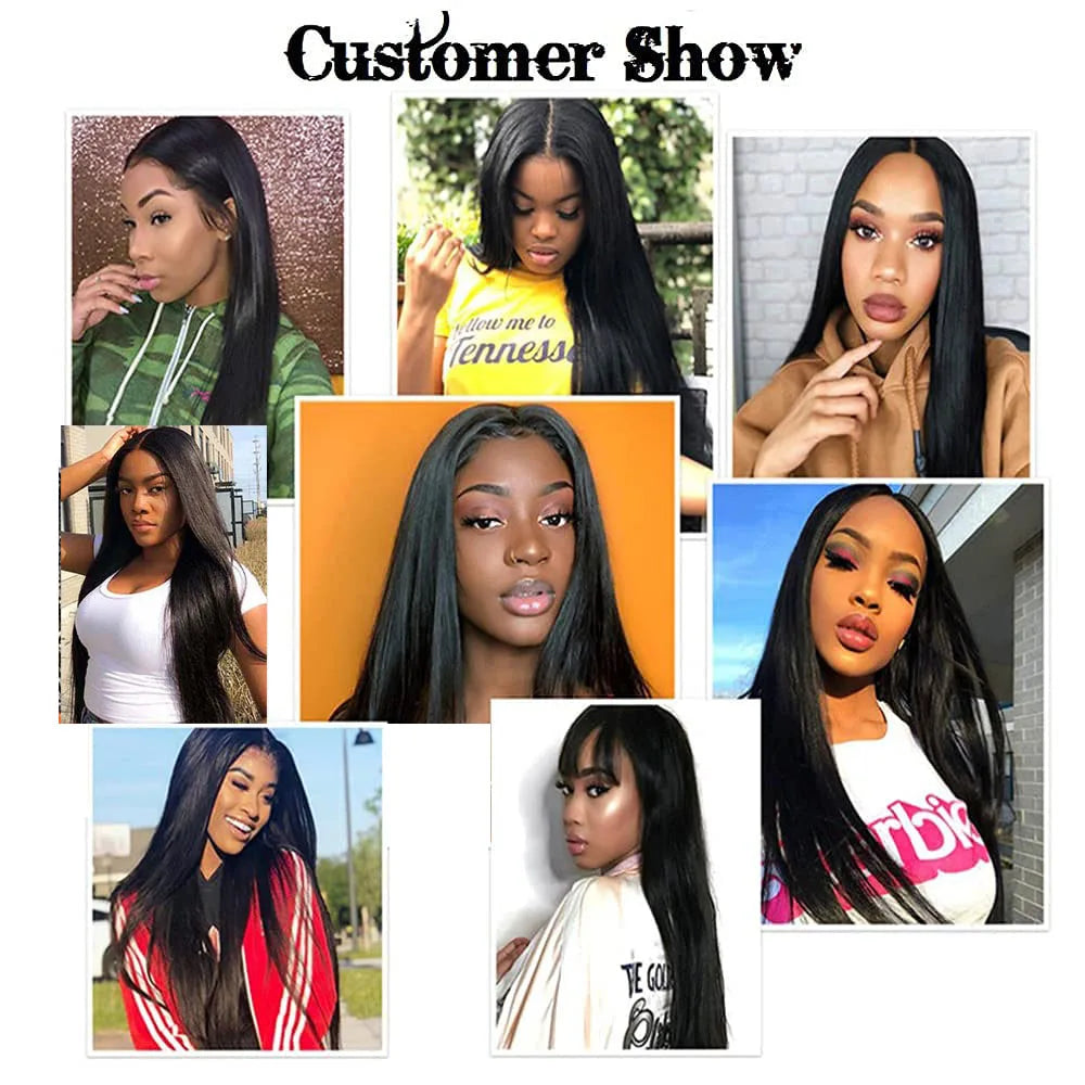 Extensions de cheveux lisses Tissage, 45, 50 et 55 cm (18, 20 et 22 pouces), cheveux naturels brésiliens, qualité 10A. Livraison en 3 jours en France.