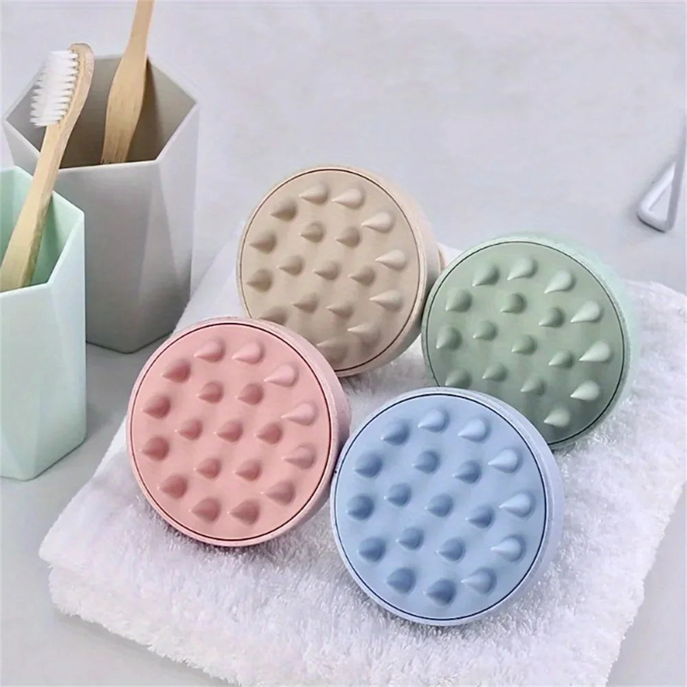 Scalp Massage Brush Silicone Shampoo Hair Washing Comb