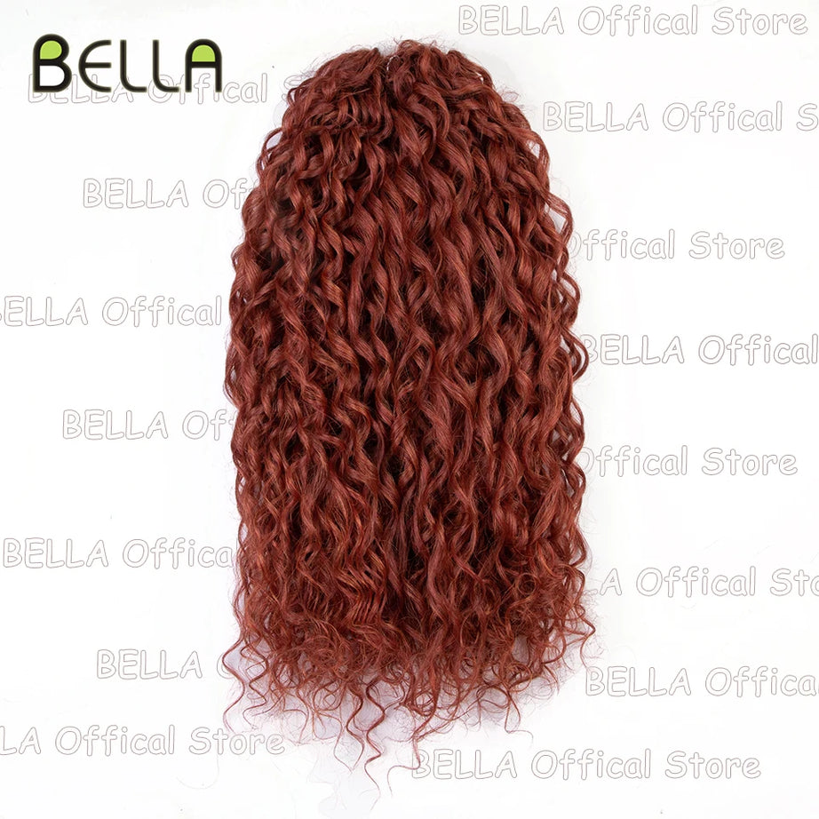 Extensions de cheveux bouclés FASHION IDOL, ondulations profondes, torsades, 50 cm, blond ombré, crochet synthétique.