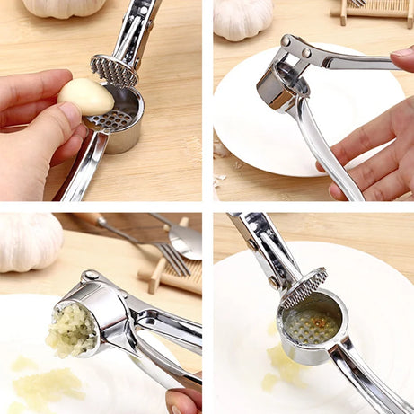 Presse-ail, broyeur, hachoir, presse-ail manuel en acier inoxydable, accessoire de cuisine