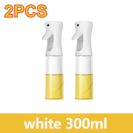 Flacon pulvérisateur d'huile de 200/300/500 ml pour barbecue et cuisson à l'huile d'olive, flacon en plastique, flacon vide pour vinaigre ou pinceau à huile
