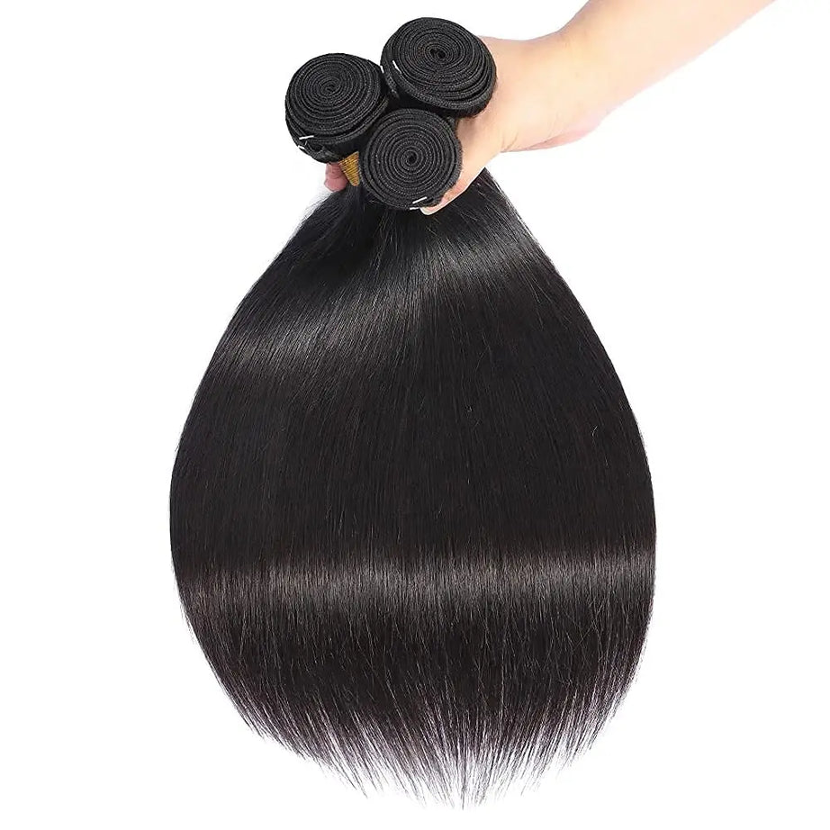 Extensions de cheveux lisses Tissage, 45, 50 et 55 cm (18, 20 et 22 pouces), cheveux naturels brésiliens, qualité 10A. Livraison en 3 jours en France.