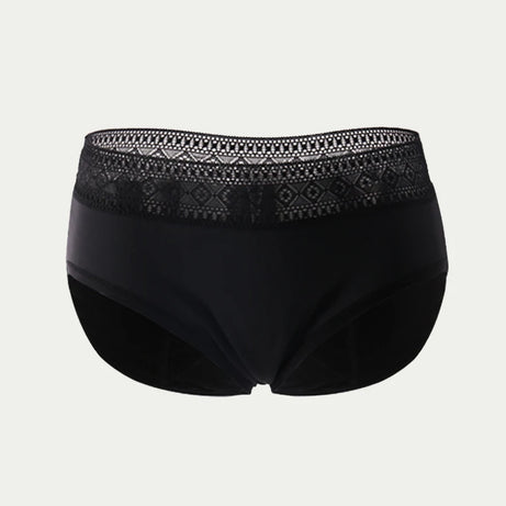 Culottes menstruelles respirantes, 4 couches, anti-fuites, en fibre de bambou, pour flux abondant, absorption rapide.