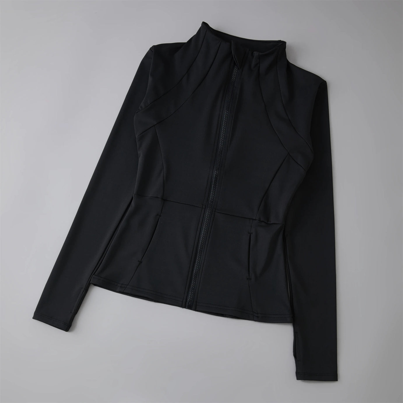 Vêtements de yoga coupe-vent, vêtements de sport pour femme, sweat-shirt à manches longues, veste de sport, haut d'entraînement pour femme, vêtements de sport