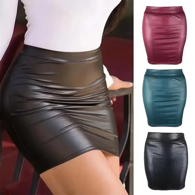 Minifaldas de verano para mujer, faldas ajustadas de talle alto, faldas lápiz de cadera, falda vintage ajustada, ropa sexy para discoteca, ropa de oficina para mujer