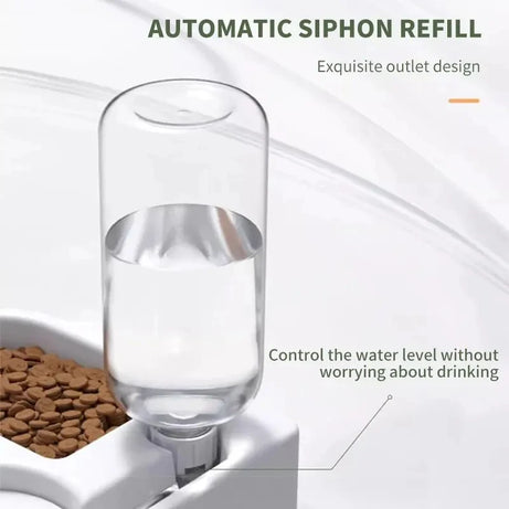 Gamelle automatique pour animaux de compagnie, résistante à l'humidité, pour chat et chien, multifonctionnelle, pour boire et manger