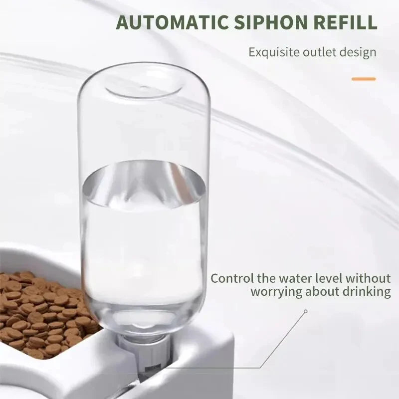 Gamelle automatique pour animaux de compagnie, résistante à l'humidité, pour chat et chien, multifonctionnelle, pour boire et manger
