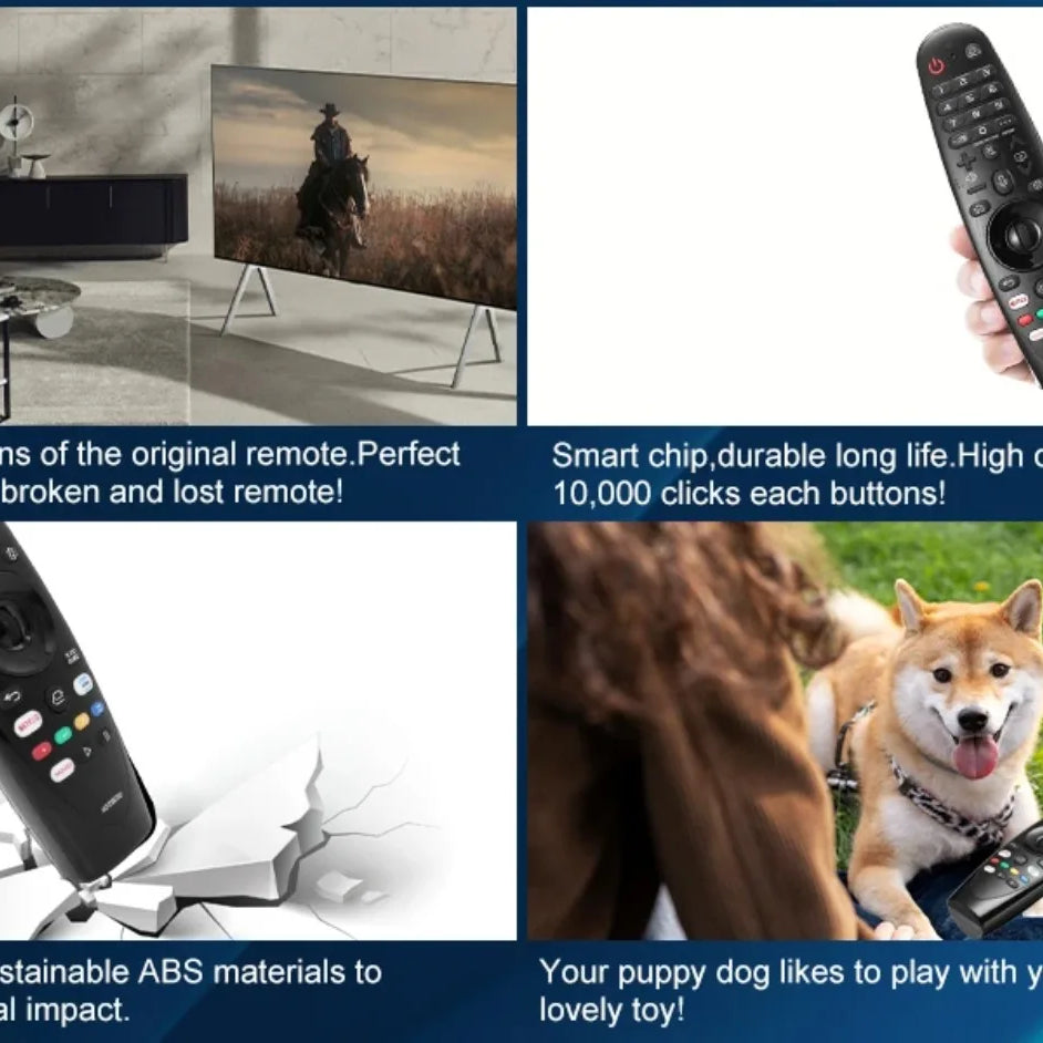 Nouvelle télécommande AN-MR20GA AKB75855501 avec fonction vocale et pointeur pour téléviseurs intelligents LG (compatible avec de nombreux modèles LG)