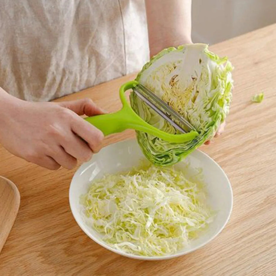 Éplucheur à légumes et fruits, râpe à chou en acier inoxydable, trancheuse à salade et pommes de terre, accessoires de cuisine, ustensiles de cuisson, large ouverture