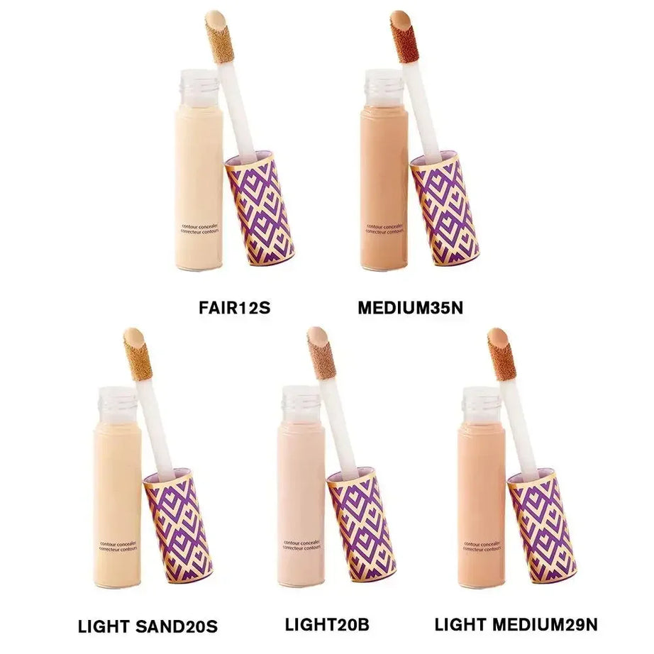 Fond de teint liquide correcteur crème de base waterproof matifiant camoufle cernes, imperfections, marques d'acné et taches.