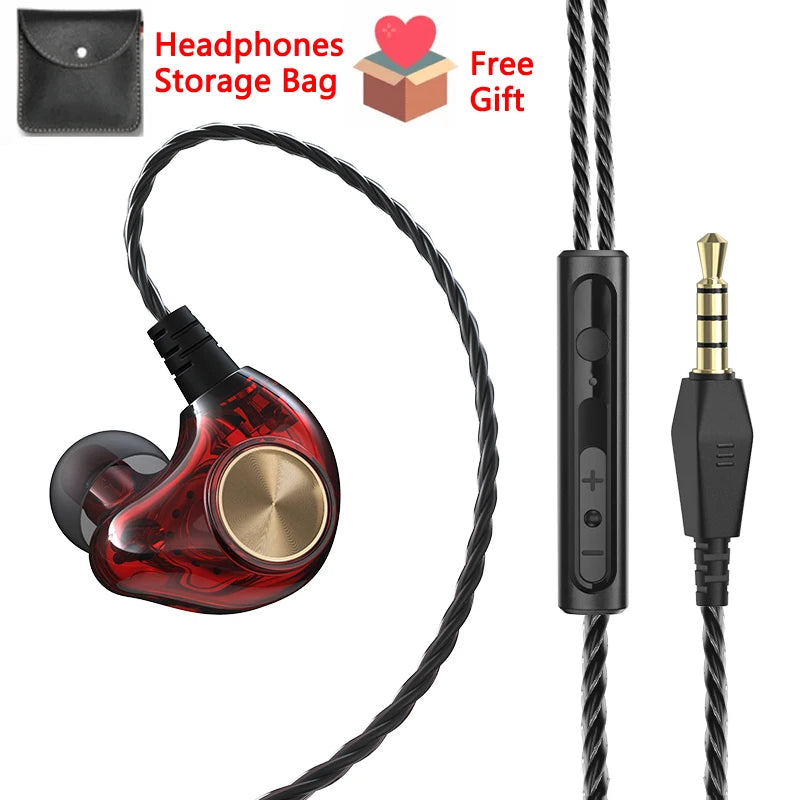 Écouteurs filaires Extra Bass avec microphone et prise jack 3,5 mm, style Noodles, pour Samsung