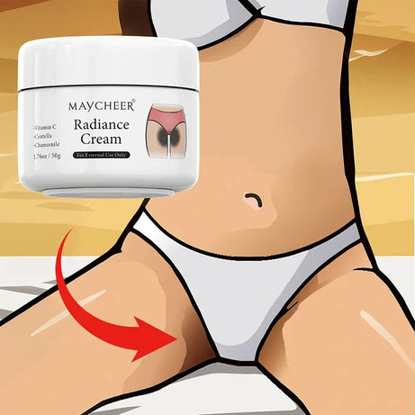 Crème éclaircissante pour parties intimes, sérum blanchissant pour aisselles, éclaircit les fesses, les genoux, l'intérieur des cuisses et les parties intimes, élimine les taches pigmentaires.