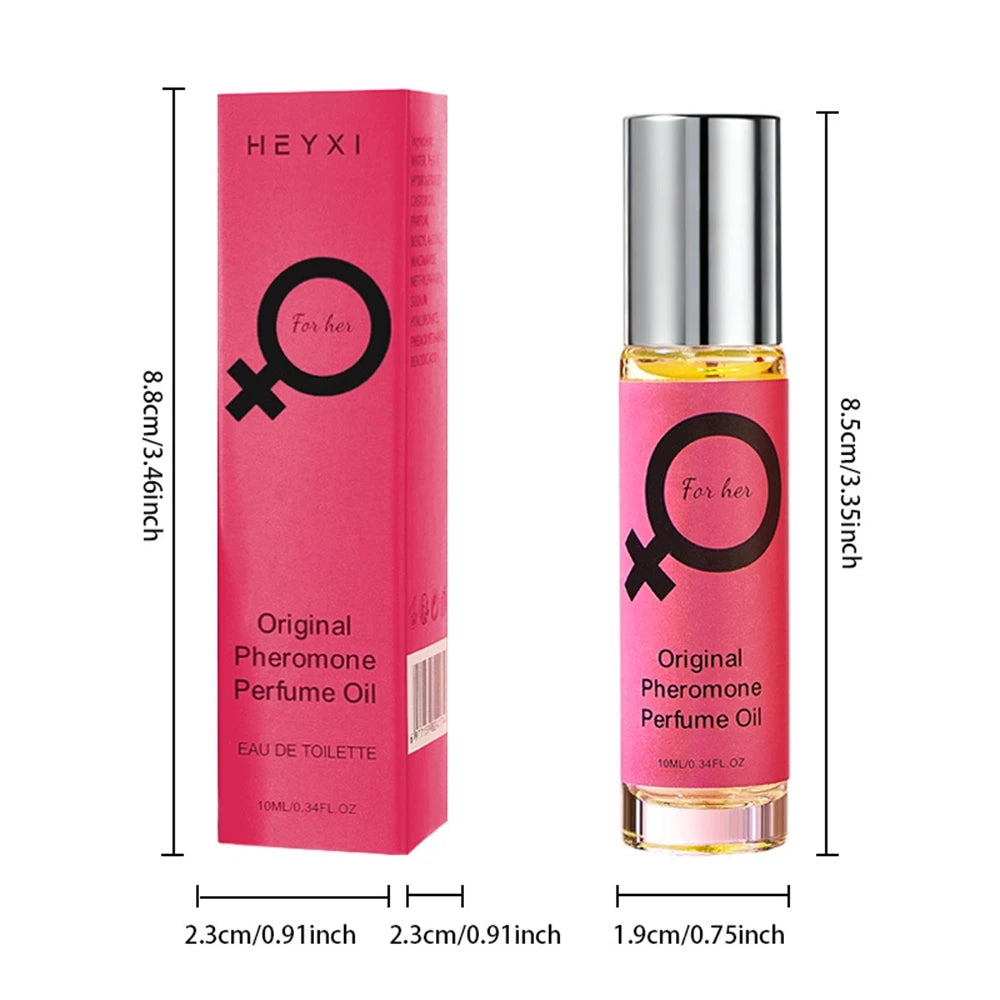 Parfum à bille Rose Red pour femme, longue tenue, floral, frais et naturel, idéal pour un rendez-vous ou comme cadeau de Noël.