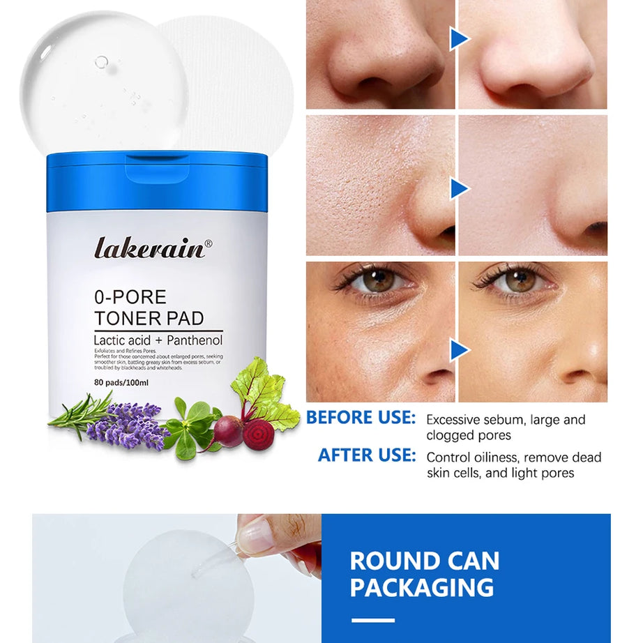 Disques toniques visage Zero Pore Pad 2.0 à double texture pour exfolier et lisser les pores. Soin coréen pour tous types de peau. 70 disques.
