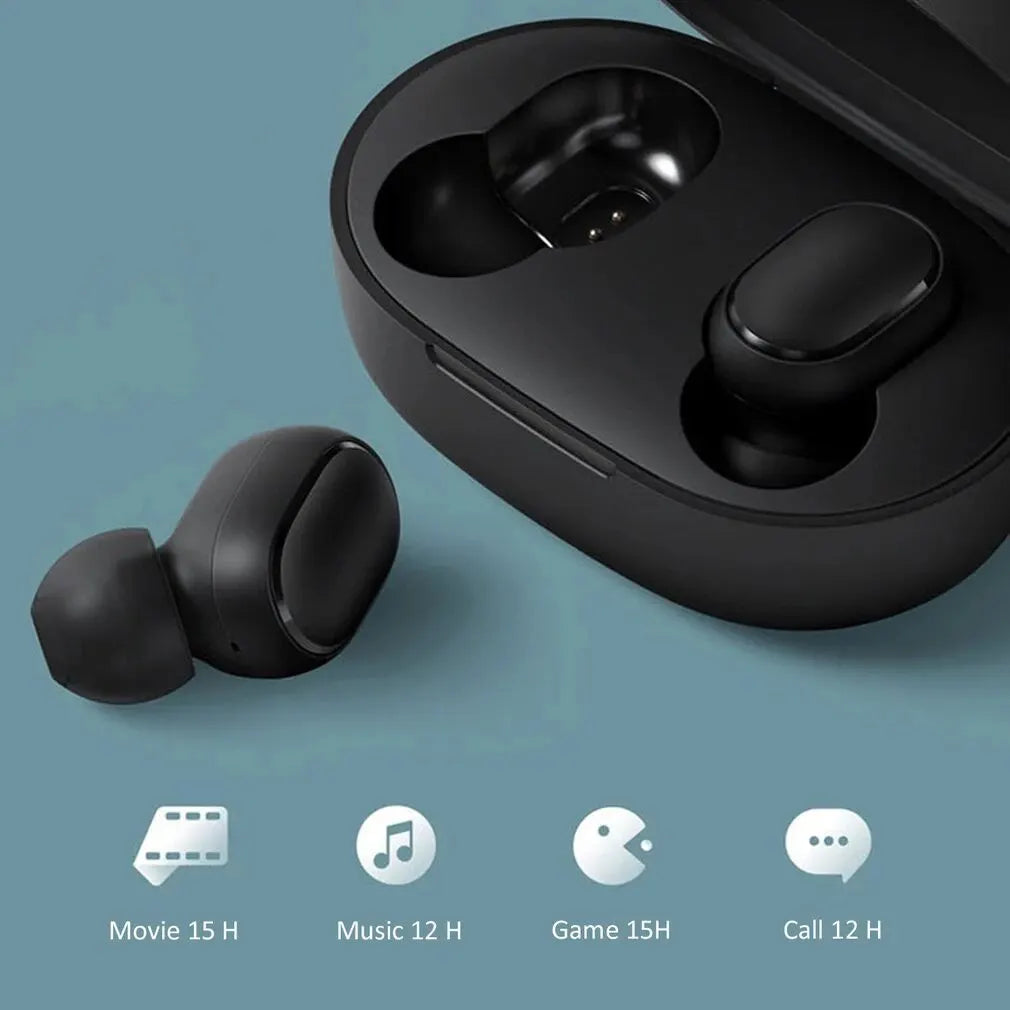 Écouteurs intra-auriculaires Bluetooth sans fil TWS A6S avec réduction de bruit et micro pour Huawei, Xiaomi et Redmi
