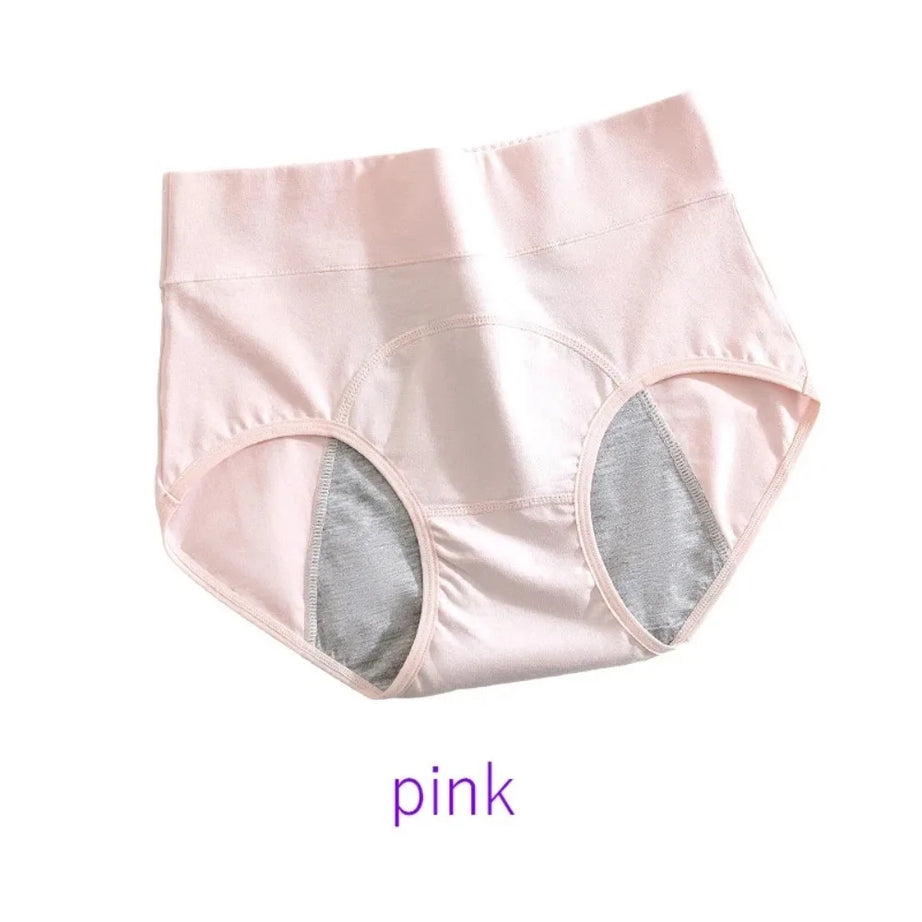 Culottes menstruelles en coton, culottes menstruelles taille haute, sous-vêtements menstruels anti-fuites, culottes menstruelles