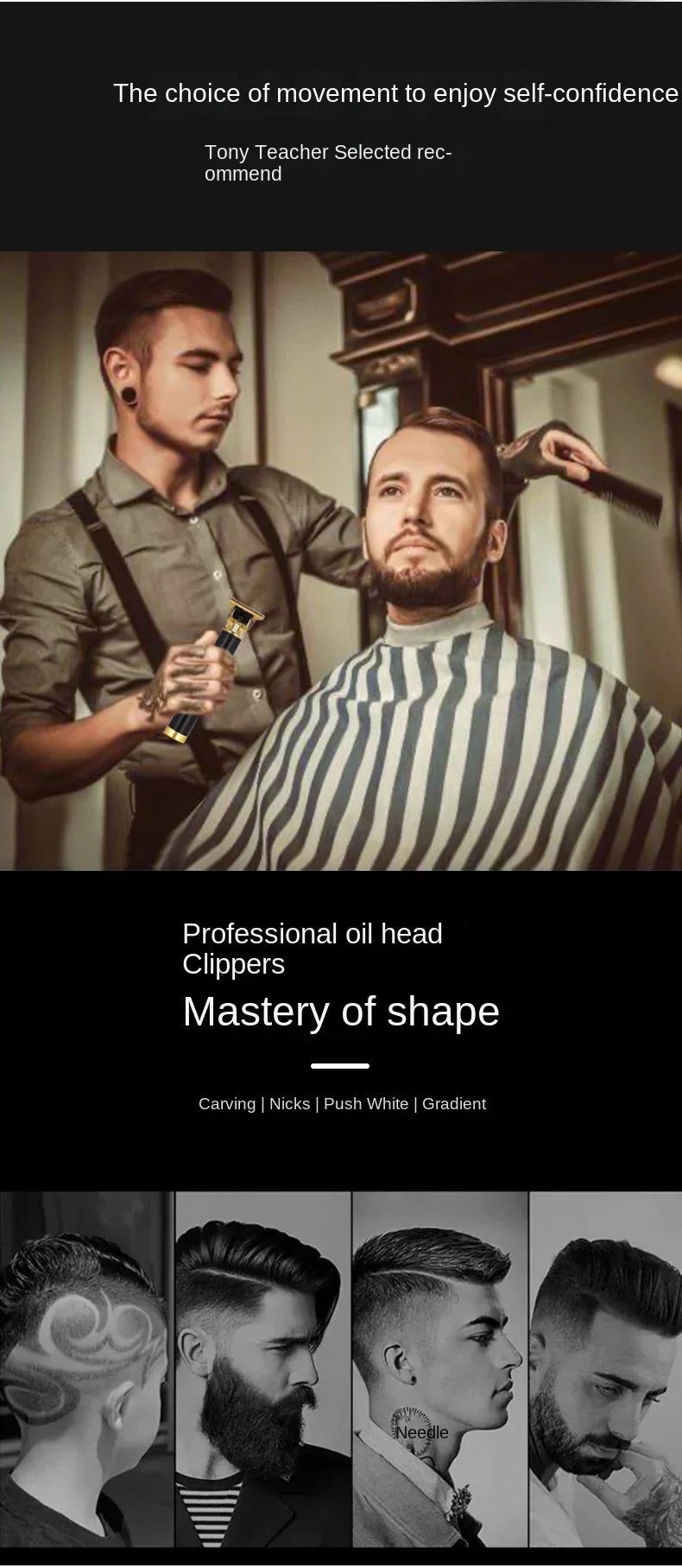 Hair Clipper Repair Beard Shaving Body Hair Trimmer Clippers Electric Machine Men Haircut Machine  Professional Hair Clipper