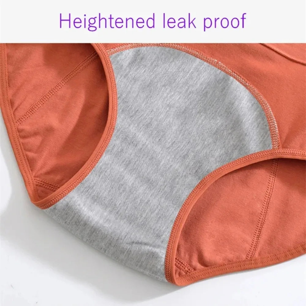 Culottes menstruelles en coton, culottes menstruelles taille haute, sous-vêtements menstruels anti-fuites, culottes menstruelles
