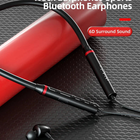 Écouteurs Bluetooth Lenovo HE05X 100 % originaux, étanches, son Hi-Fi, tour de cou magnétique, casque de sport